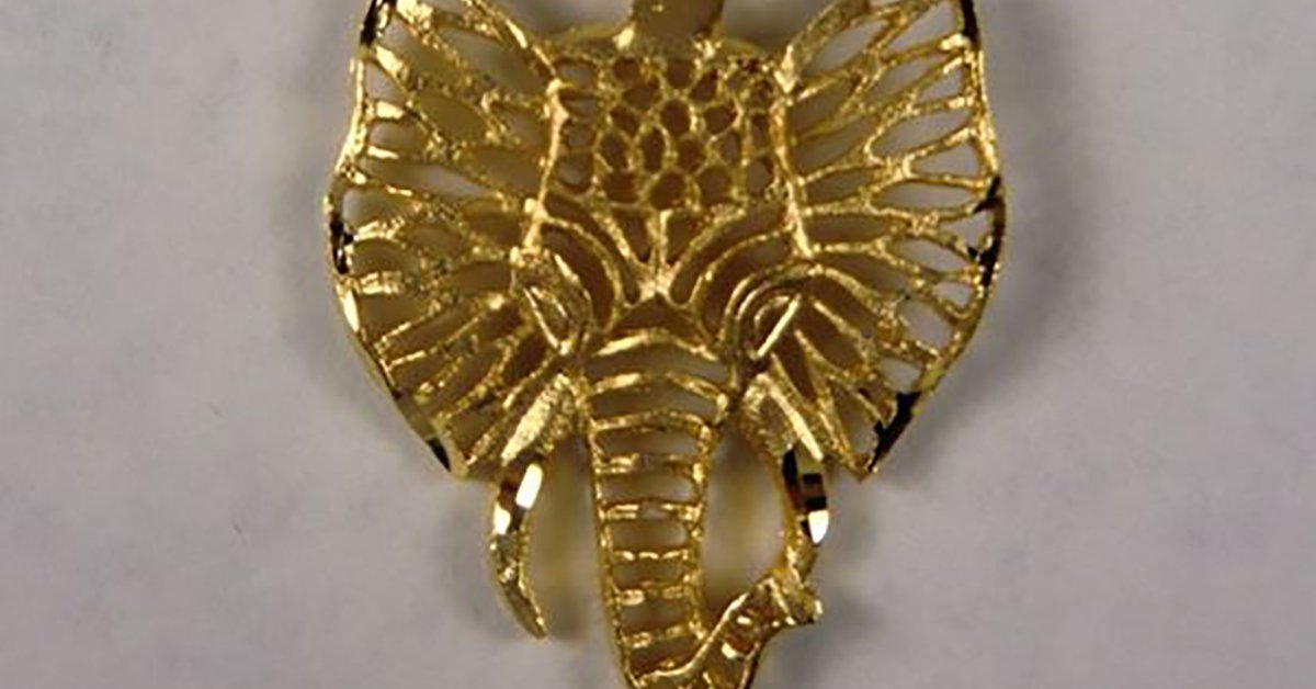 Triple Luck Elephant Necklace