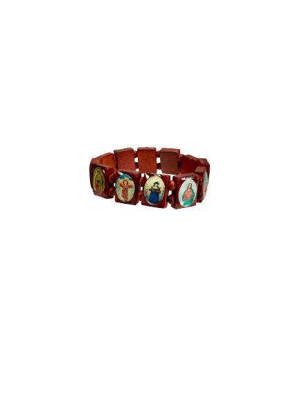 Powerful Saint Bracelet (Wooden)