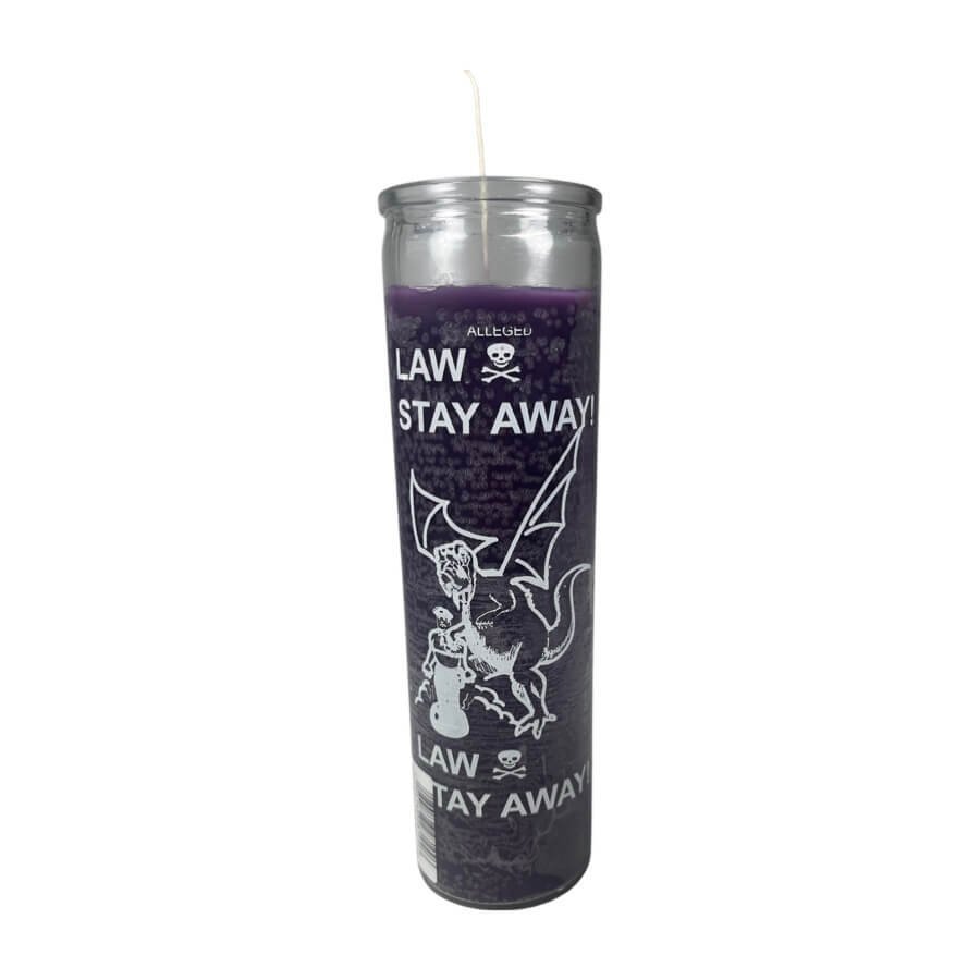 Law Stay Away 7 Day Blessed Candle