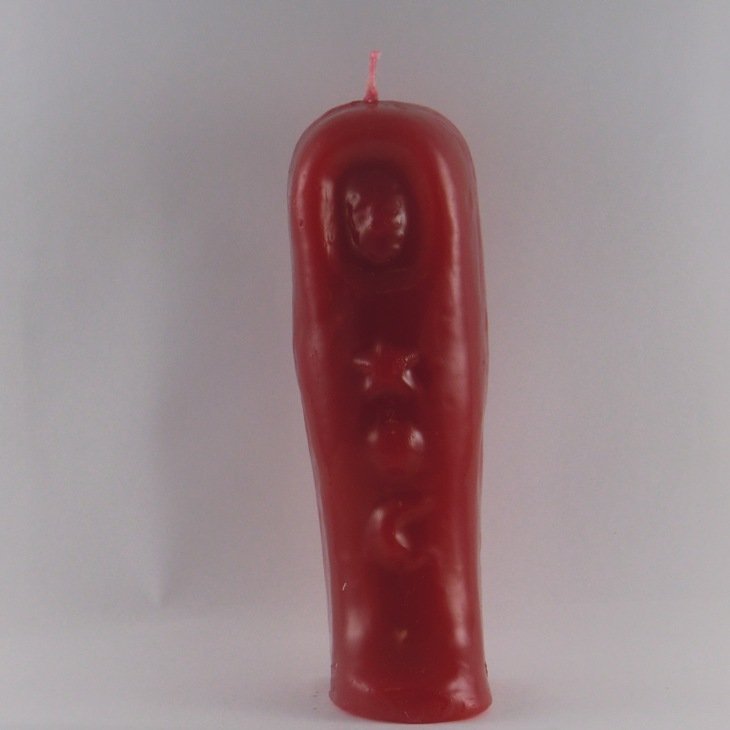 Red Mummy Candle