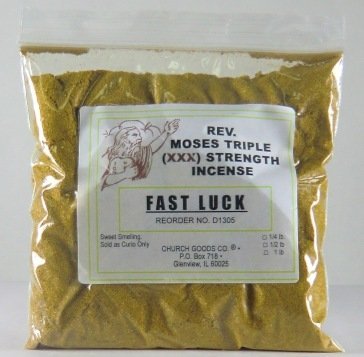 Rev. Moses Triple Strength Incense - Fast Luck